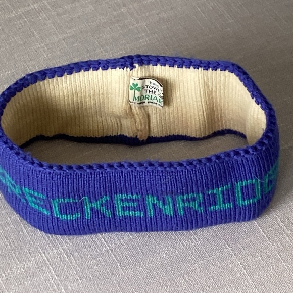 “Breckenridge” Retro vintage Ski skier headband, 100% Wool - Picture 3 of 10